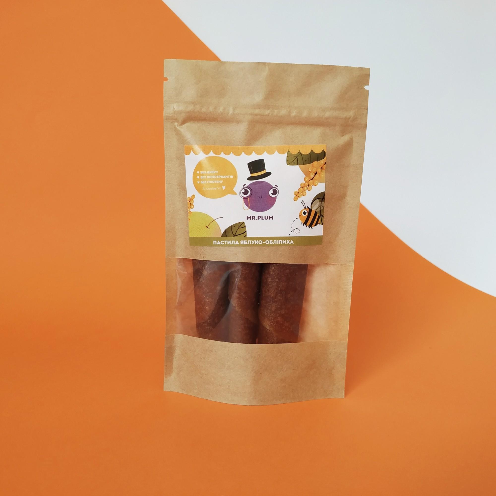 Пастила натуральная Mr.Plum Яблоко-Облепиха 50 г - фото 3