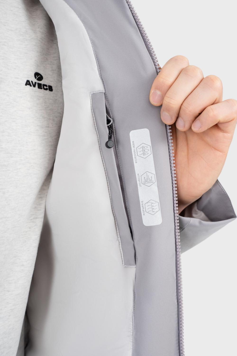 Куртка Avecs 50462/15-2XL Светло-серый - фото 5 Куртка Avecs 50462/15-2XL Светло-серый - фото 5