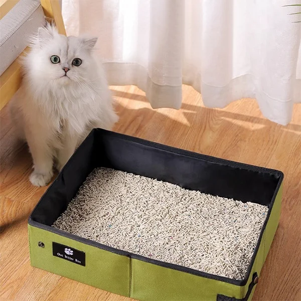 Туалет для кошек дорожный J00073 45х35х13 см - фото 10 Туалет для кошек дорожный J00073 45х35х13 см - фото 10