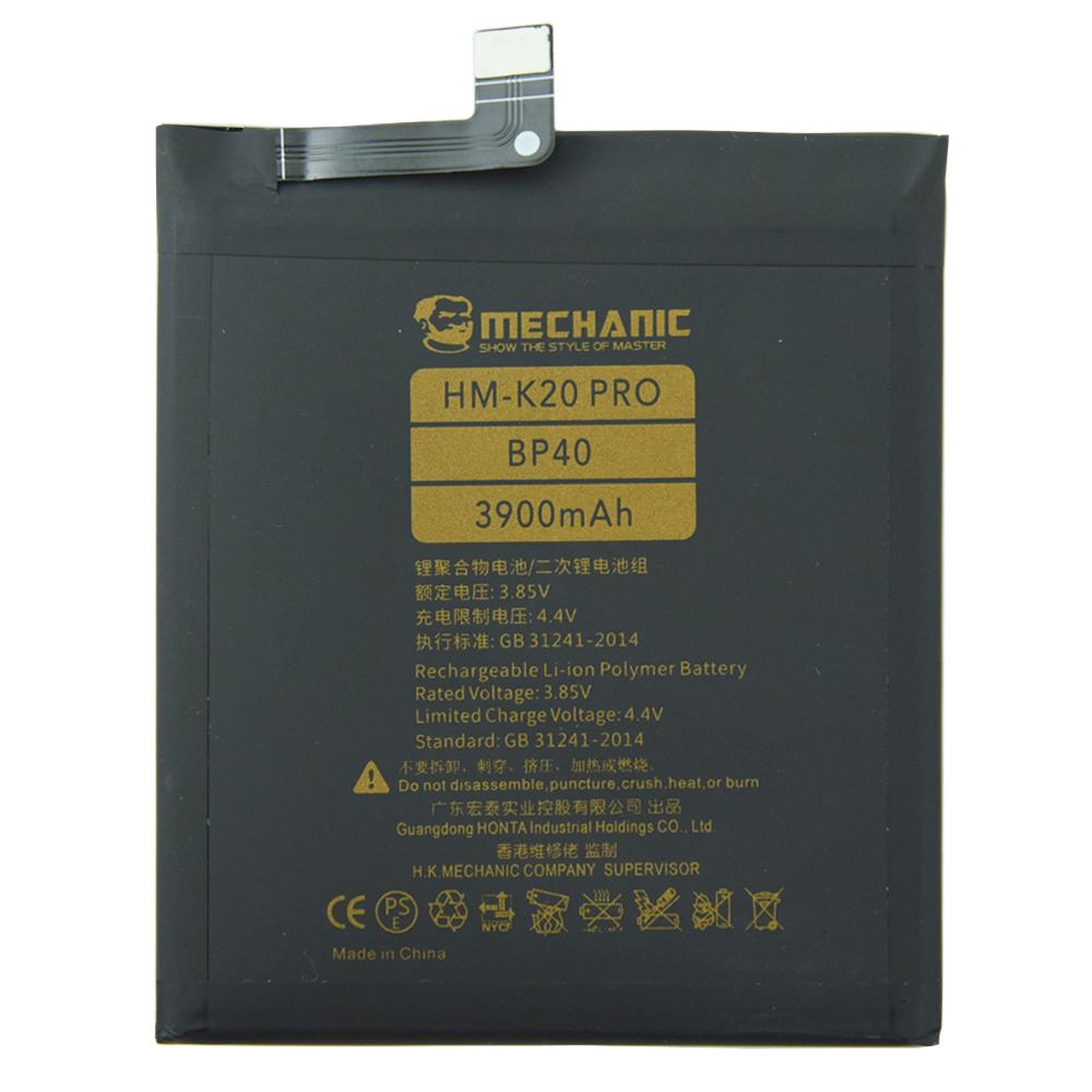 Акумулятор Mechanic BP40 для Xiaomi Mi 9T Pro/Redmi K20 Pro 3900mAh