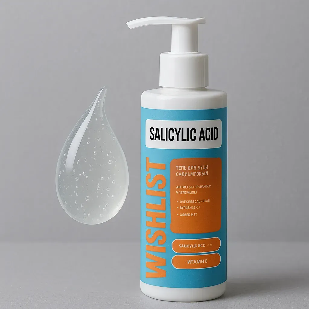 Гель для душа WiSHLiST SHOWER GEL SALICYLIC ACID с салициловой кислотой 200 мл (WL-04-875)