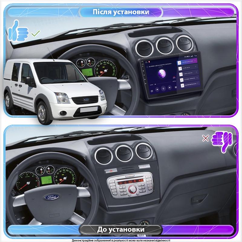 Автомагнитола штатная Lesko CarPlay/4G/Wi-Fi/GPS для Ford Transit Connect I Рестайлинг 2009-IPS 2/32Gb 9" (1846869536) - фото 2