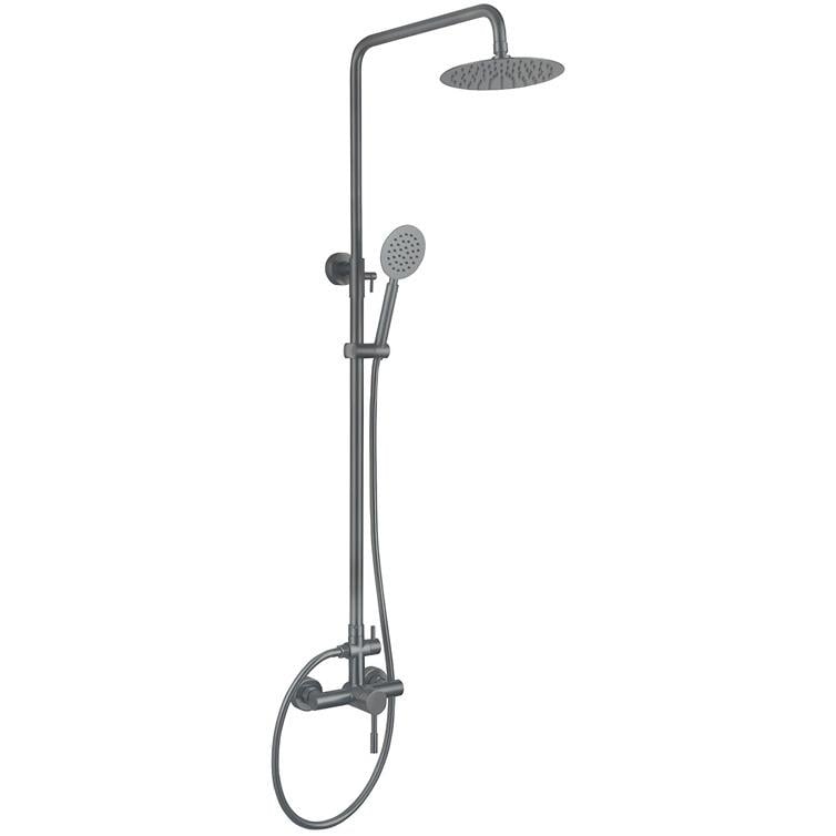 Душевая система со смесителем MIXXUS SUS-003-J MI5909 Графитовый (126510)