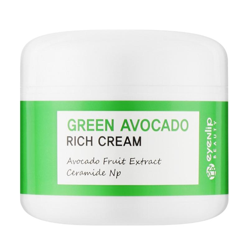 Крем для обличчя Eyenlip Green Avocado Rich Cream з авокадо 50 мл (8809555253297)