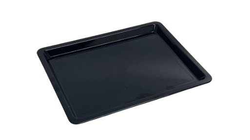 Блюдо One Chef для выкладки из поликарбоната небьющейся прямоугольное 26х20х1,8 см Черный