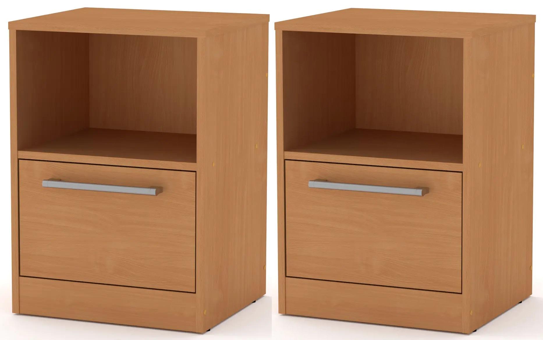 Тумба прикроватная комплект 2 шт. Компанит ПКТ-6 Бук (26654167)
