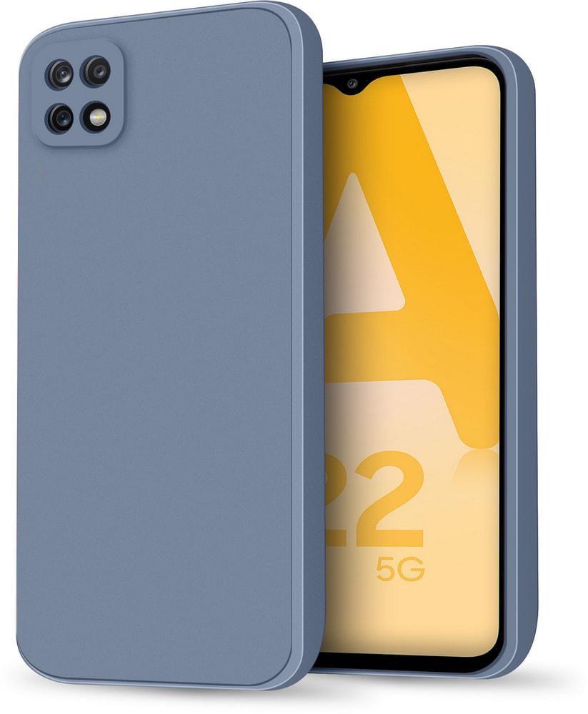 Силиконовый чехол HardCorner для Samsung Galaxy A22 5G A226 Gray Blue (29976-6D)