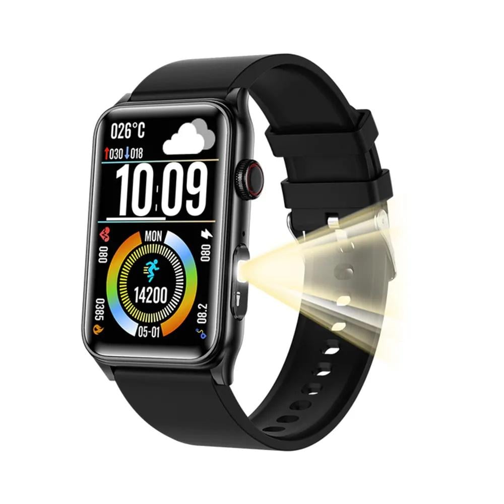 Фитнес-браслет Lemfo G50 с тонометром/глюкометром/пульсоксиметром/термометром Black (26549755)