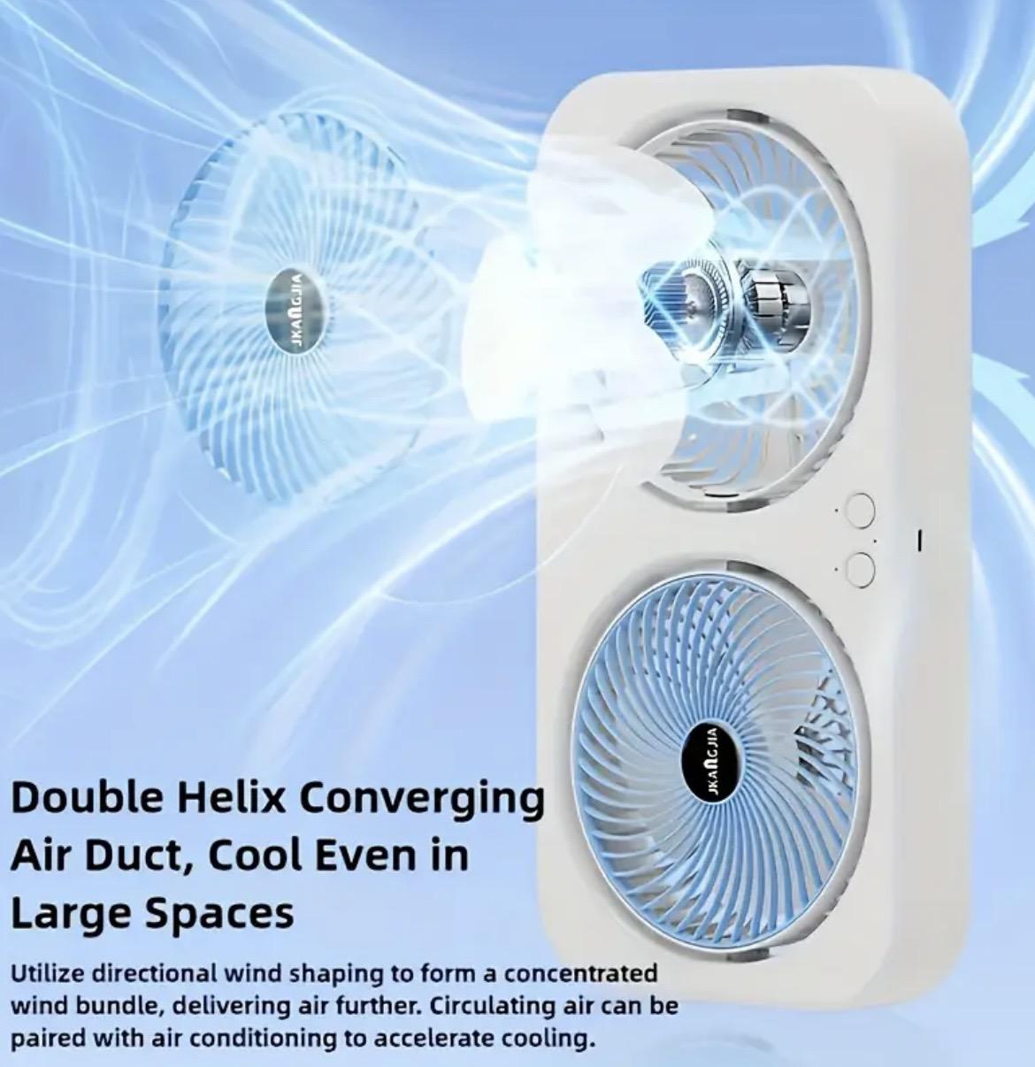 Вентилятор настільний AND LY-879 з інноваційною системою подвійного потоку повітря та ефективною циркуляцією (6-18-2054124) - фото 3 Вентилятор настільний AND LY-879 з інноваційною системою подвійного потоку повітря та ефективною циркуляцією (6-18-2054124) - фото 3