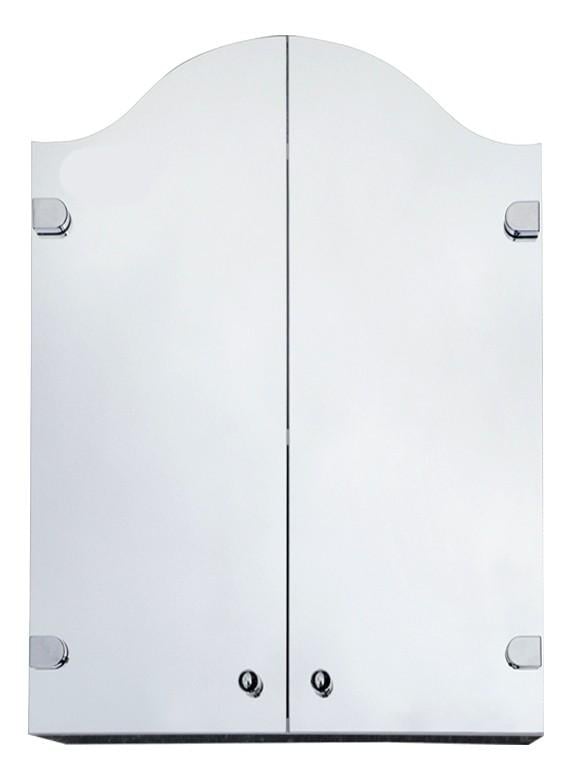 Зеркальный шкаф Seria А №А15-60 с фигурными фасадами