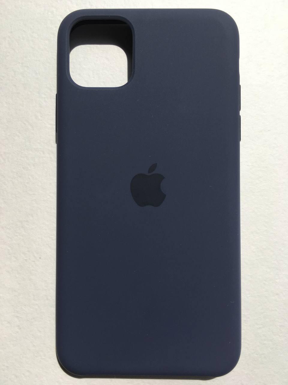 Чохол оригінальний силіконовий Silicone Case MWYW2ZM/A для Apple Iphone 11 Pro Max (6.5") Midnight Blue - фото 3