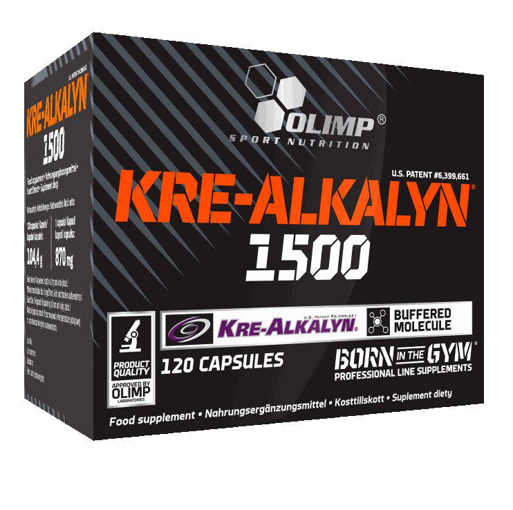 Креатин Olimp Kre-Alkalyn 1500 Mega Caps 120 капсул (2530)