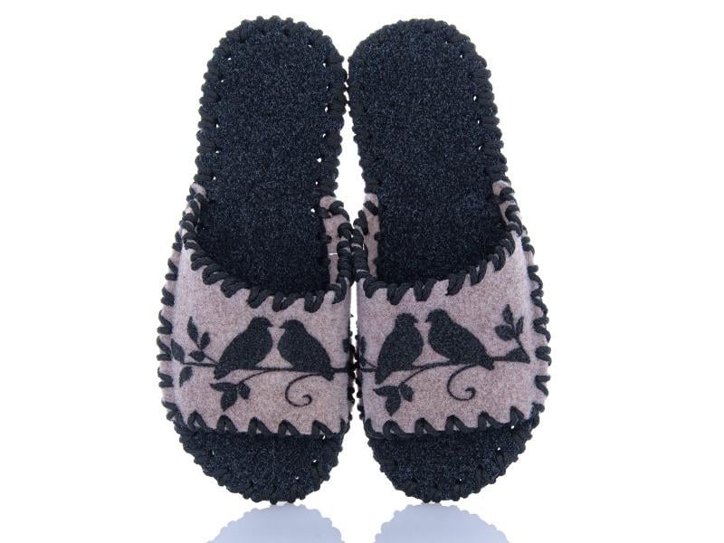 Тапочки фетровые женские VENDS 198 р. 36-37 Бежевый