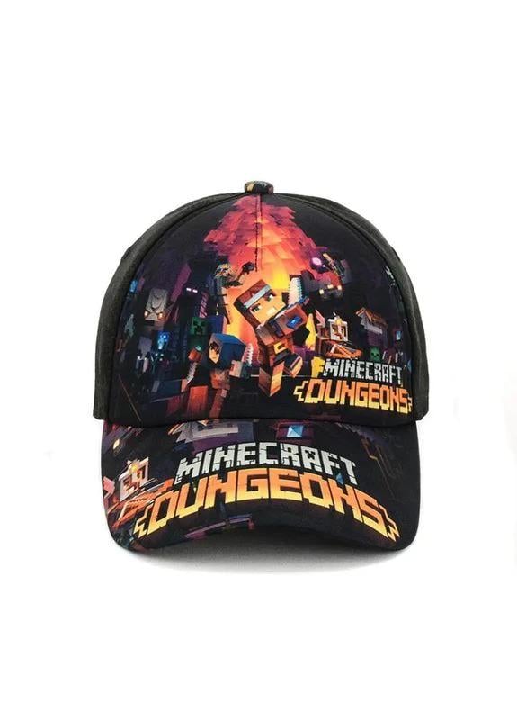 Кепка детская Minecraft Dungeons с ярким принтом р. 50-55