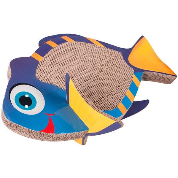 Когтеточка для котов Flamingo Fish Scratching Board из картона (560285) Когтеточка для котов Flamingo Fish Scratching Board из картона (560285)