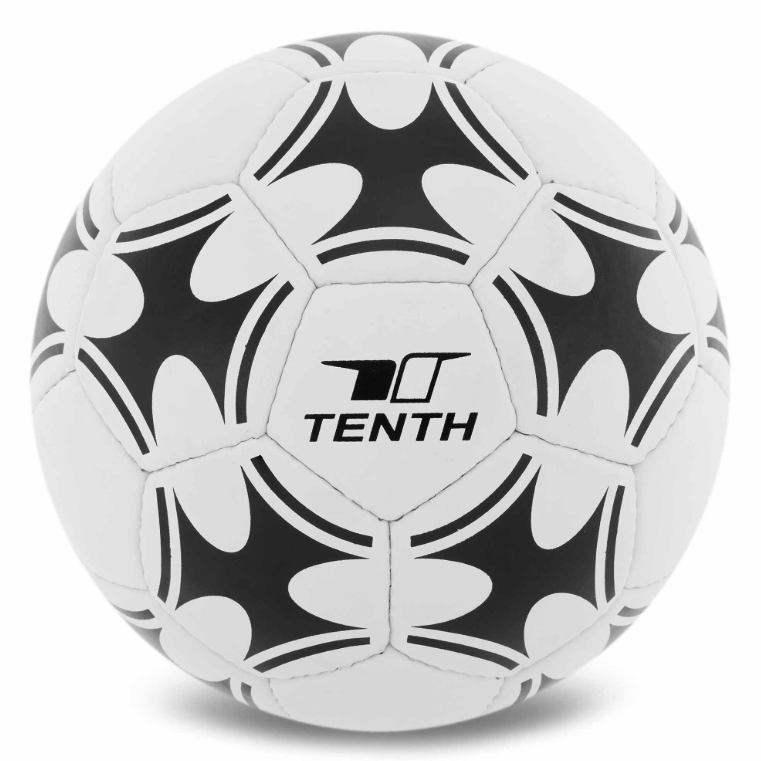 Мяч футбольный BALLONSTAR FB-5260 TRAIN №5 PU ламинированный сшит вручную Бело-черный (29655082)