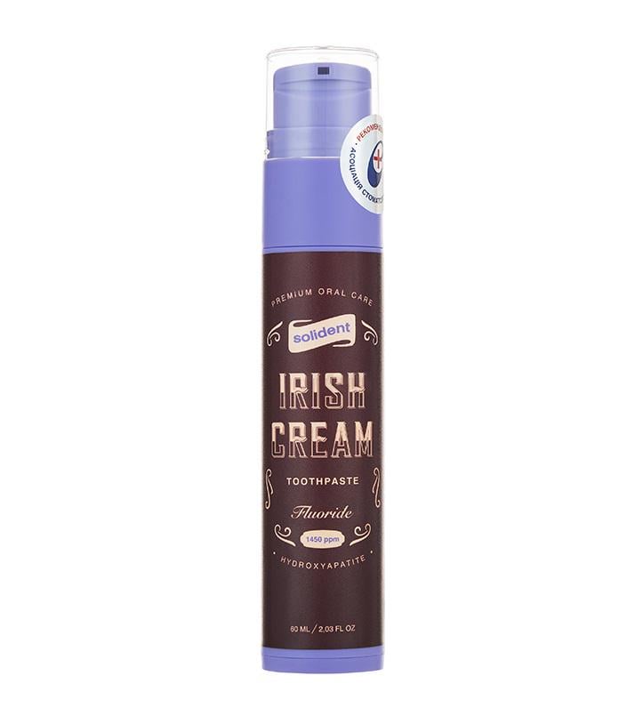 Зубная паста Solident Irish Cream с фтором 1450 ppm 60 мл