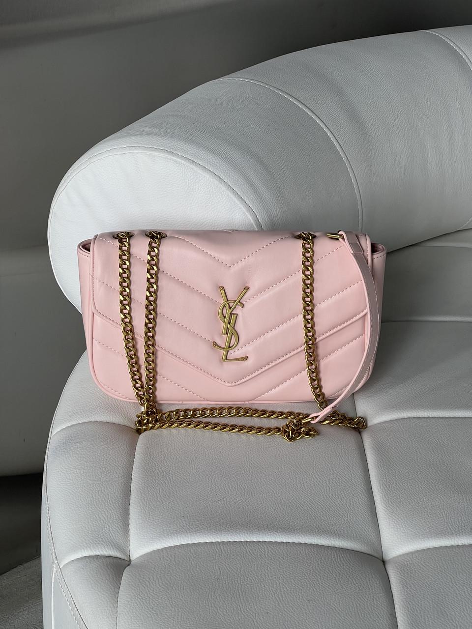 Сумка жіноча Yves Saint Laurent Loulou leather bag через плече Medium size Рожевий (2644212653) Сумка жіноча Yves Saint Laurent Loulou leather bag через плече Medium size Рожевий (2644212653)