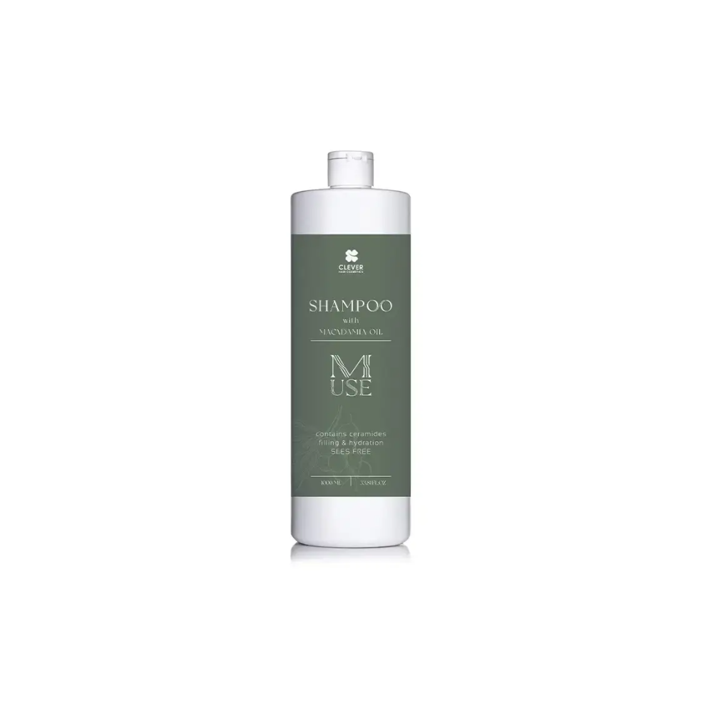 Шампунь для волосся з маслом макадамії Clever Hair Cosmetics M-USE Shampoo With Macadamia Oil 1000 мл