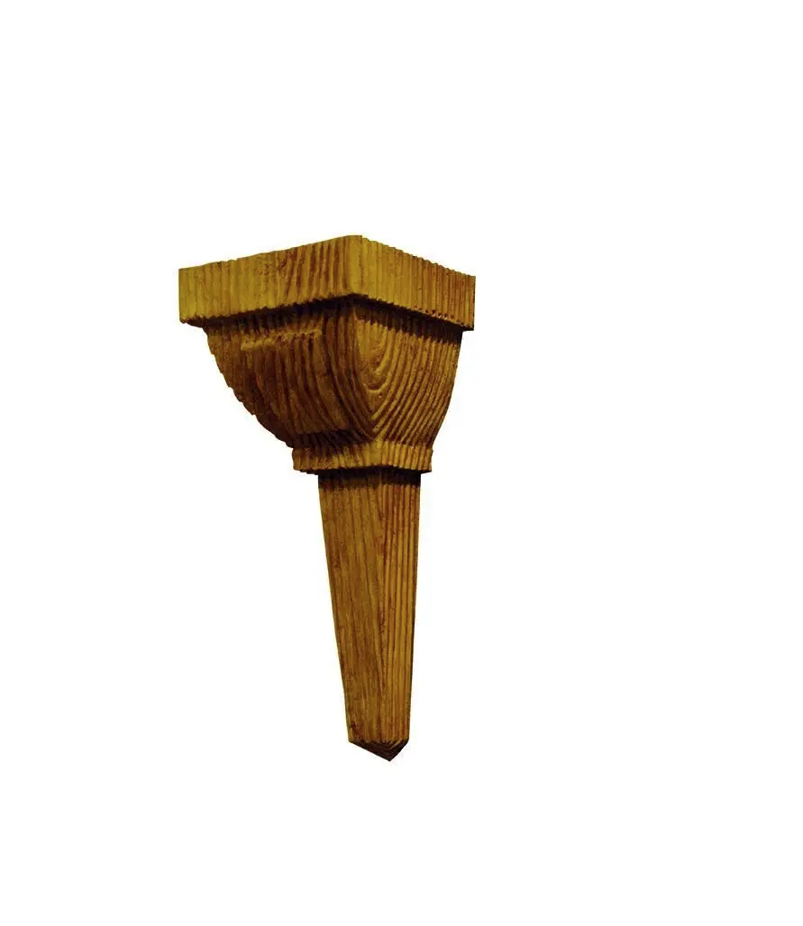 Консоль балки полиуретановая DECOWOOD E 046 classic 14х13 Светлый (2355849622)