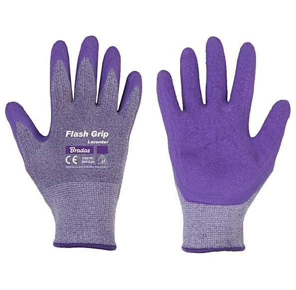 Перчатки защитные Bradas Flash Grip Lavender Full р. 8 (28794)