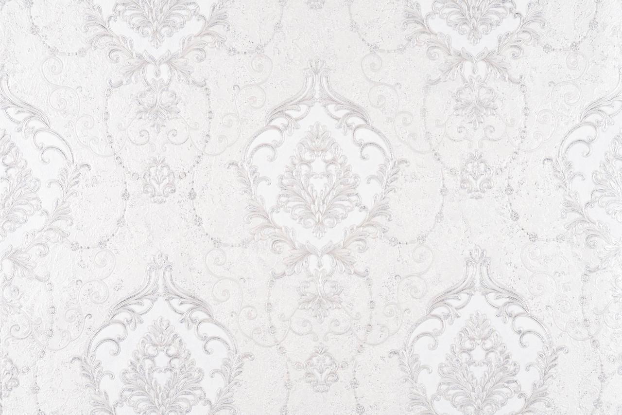 Обои флизелиновые Elegance Розалия 2377-08 Декор винил горячего тиснения 1,06х10,05 м Белый Обои флизелиновые Elegance Розалия 2377-08 Декор винил горячего тиснения 1,06х10,05 м Белый