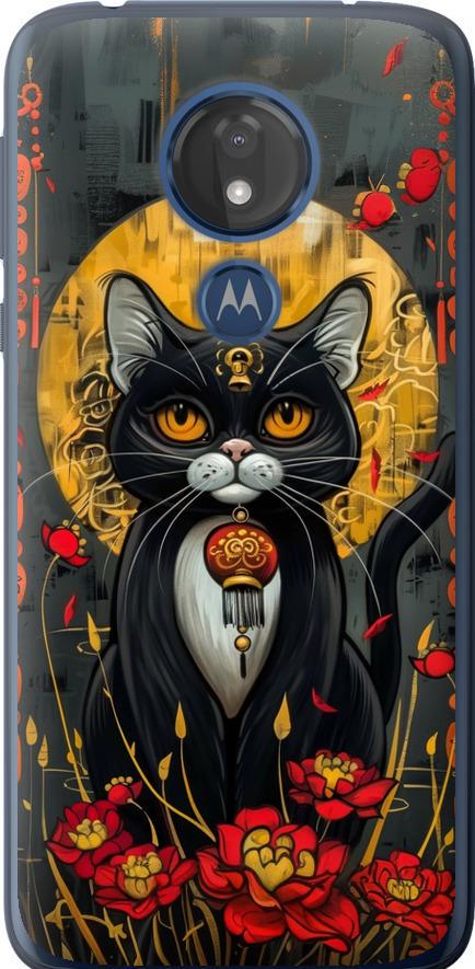 Чехол на Motorola Moto G7 Power China Cat (6134u-1657-42517)