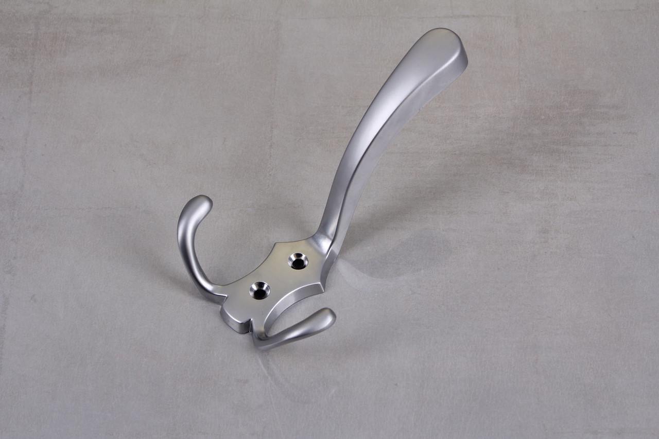 Крючок мебельный GTV К24-А0 тройной Алюминий (WZ-A0-K24-05)