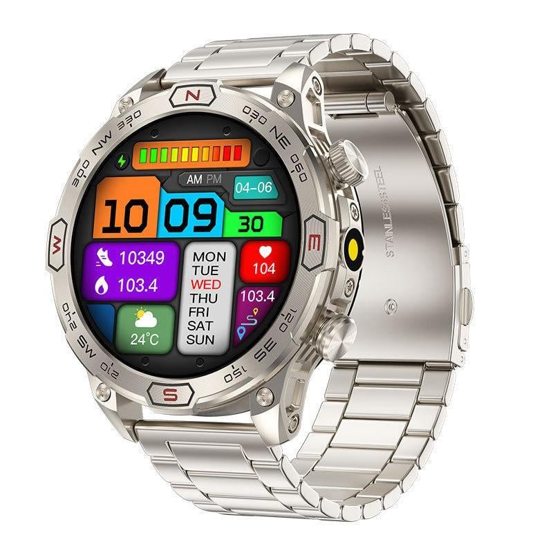 Смарт-часы мужские KC86 AMOLED т с сменными ремешками 2 шт. (26389546)