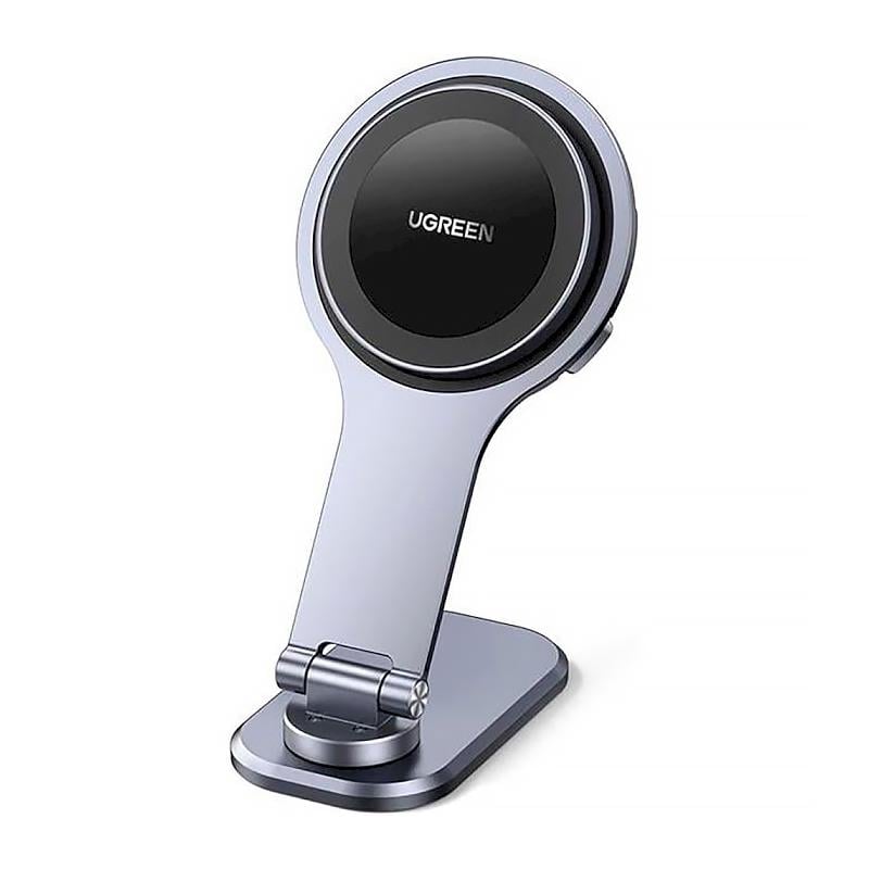 Держатель для телефона в машину UGREEN CD380 Magnetic Wireless Car Charger for Tesla Gray (25123)