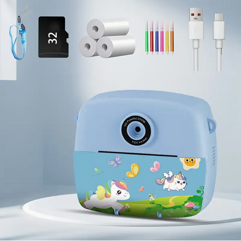 Камера дитяча цифрова з моментального друку фото Poddy pony Blue (C10) - фото 9 Камера дитяча цифрова з моментального друку фото Poddy pony Blue (C10) - фото 9