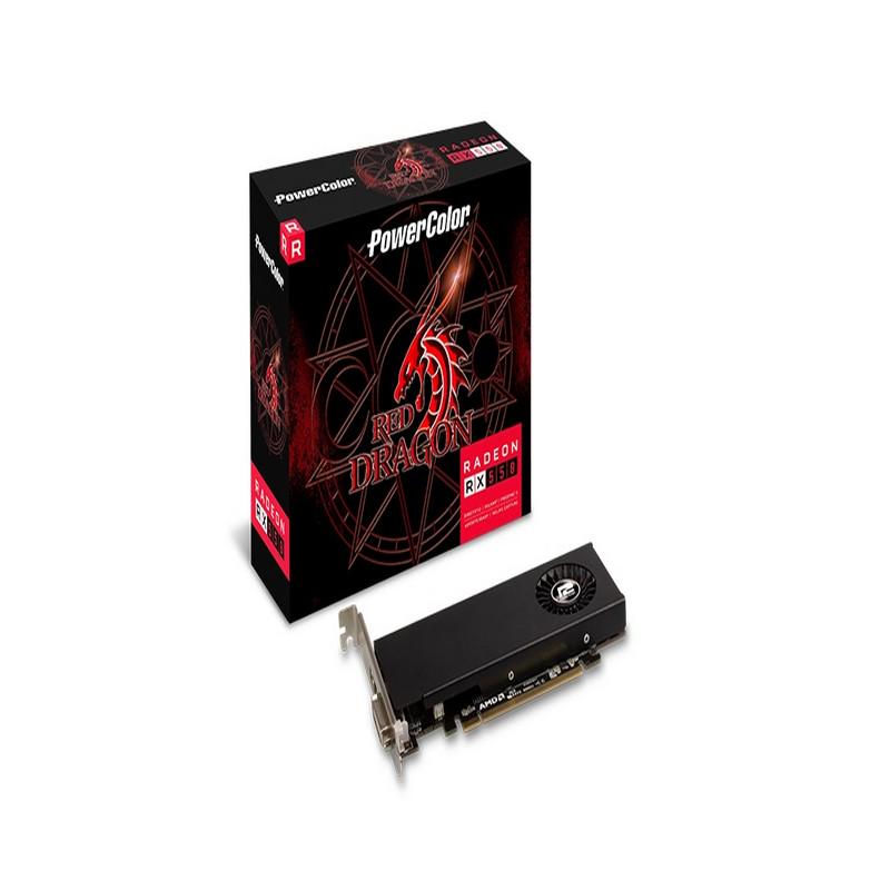 Відеокарта PowerColor Radeon RX 550 4 GB GDDR5 Red Dragon (AXRX 550 4GBD5-HLE) - фото 2