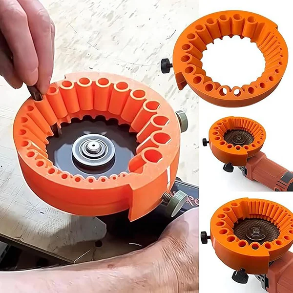 Насадка для заточки сверл с креплением на шлифовальном диске d до 125 мм (Y02252) - фото 2 Насадка для заточки сверл с креплением на шлифовальном диске d до 125 мм (Y02252) - фото 2