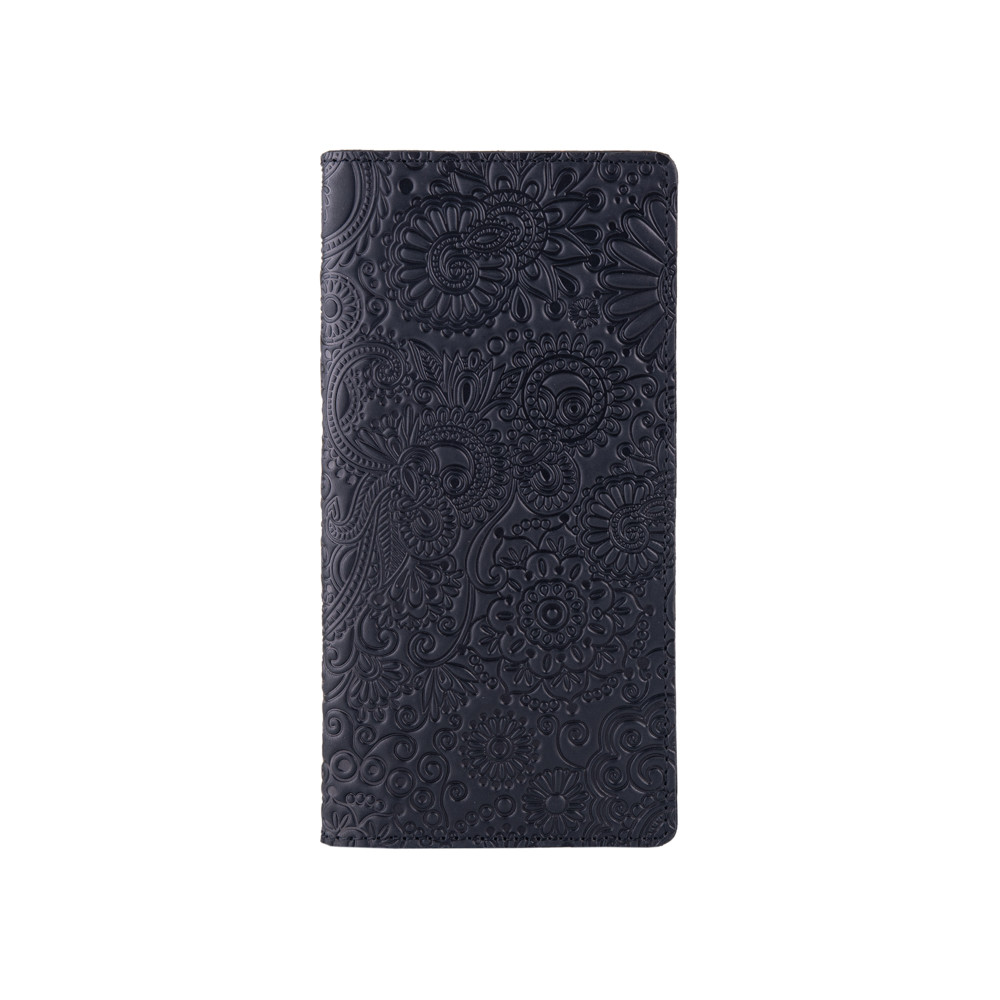 Кошелек Mehendi Art из натуральной кожи на 14 карт Черный (WP-02-S19-4205-T005)