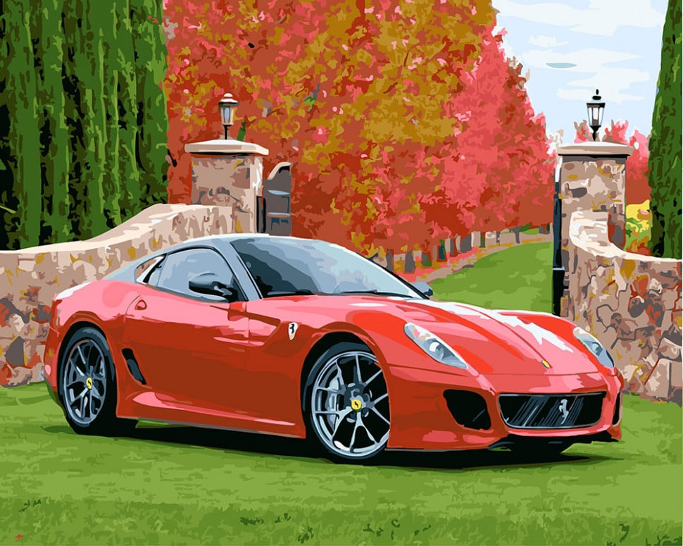 Картина по номерам Brushme Феррари 458 Italia (GX23758)