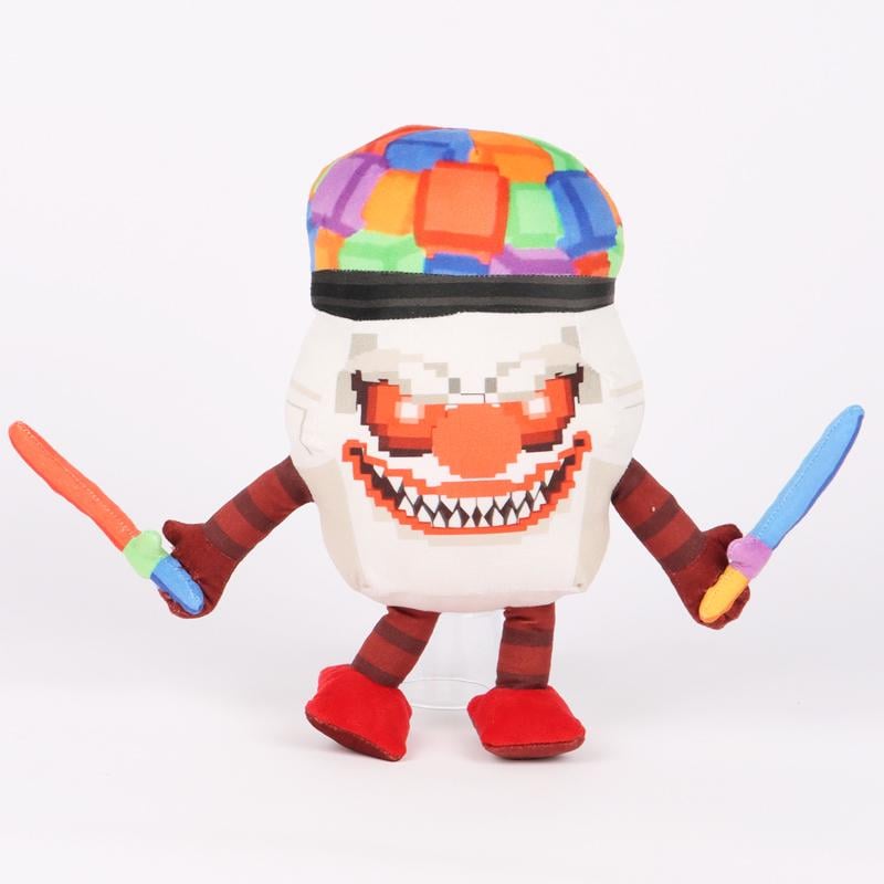 Мягкая игрушка для детей Cappuccino Clownino из Steal a Brainrot 30 см (арт EPC15342M)