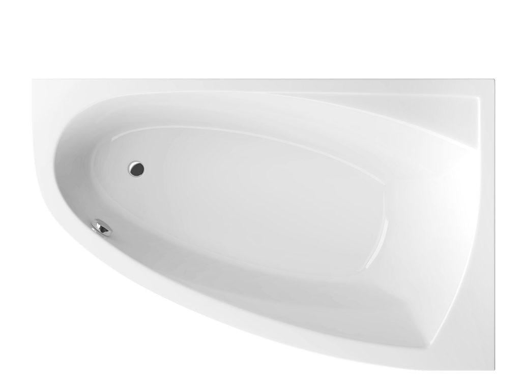 Ванна акриловая Radaway RINEIA 150x095 WA1-31-150x095PS/ножки NWE-68/сифон R135L