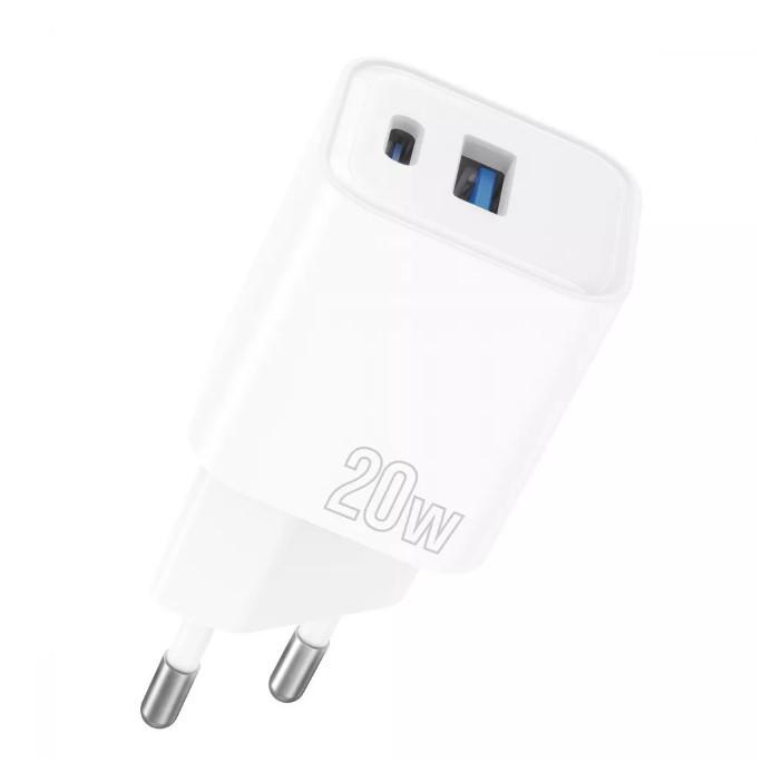 Устройство сетевое зарядное МЗП Type-C/USB 20 W White