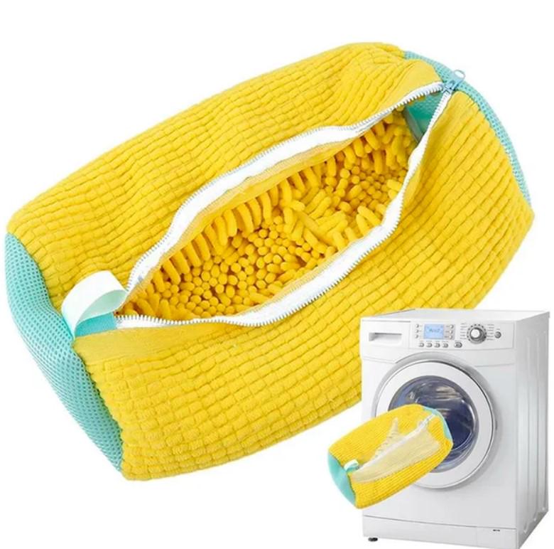 Сумка-мішок для прання білизни BauTech 39x19 см Жовтий (29464077) - фото 2 Сумка-мішок для прання білизни BauTech 39x19 см Жовтий (29464077) - фото 2