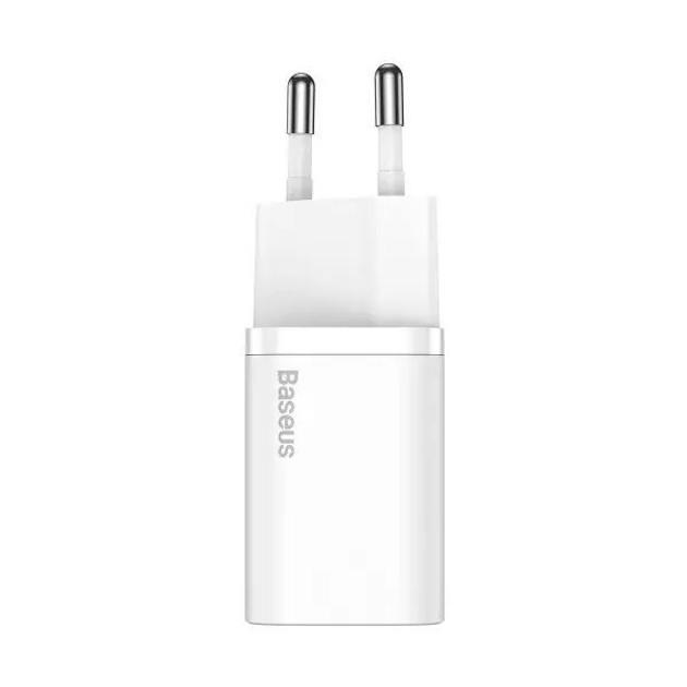 Зарядное устройство сетевое BASEUS Cube PD 20W с кабелем Data Cable Type-C to Lightning 1 м White (28948563) - фото 3 Зарядное устройство сетевое BASEUS Cube PD 20W с кабелем Data Cable Type-C to Lightning 1 м White (28948563) - фото 3