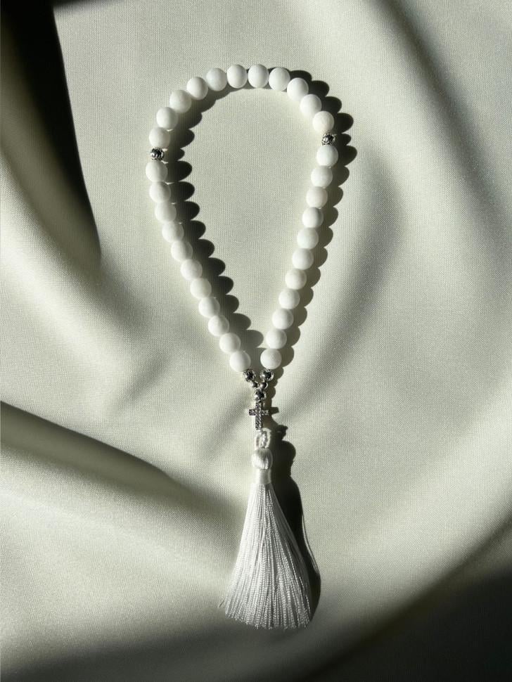 Чотки з білого нефриту (5345) Чотки з білого нефриту (5345)