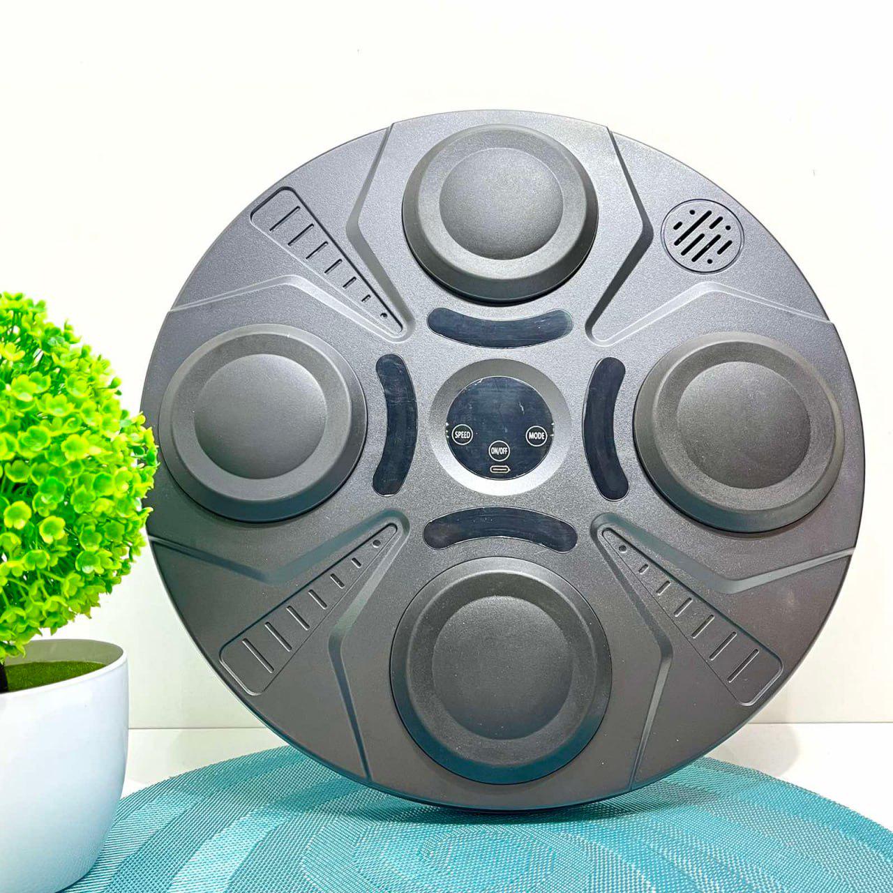 Набор для бокса настенный тренажер-мишень 4 цели Bluetooth 15 скоростей/15 режимов Черный (MS 4231-B)