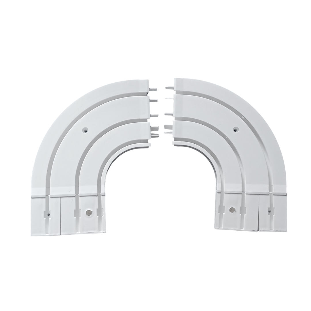 Комплект закінчень EURO CONCEPT КС-3 до стельового карнизу 2 шт. Білий (26057113) Комплект закінчень EURO CONCEPT КС-3 до стельового карнизу 2 шт. Білий (26057113)