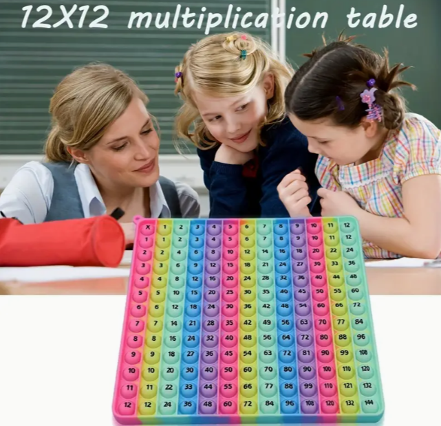 Гра розвиваюча Таблиця множення 12x12 сенсорна антистрес (2104) - фото 4