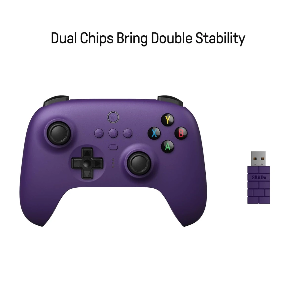 Геймпад 8BitDo Ultimate C 2.4G Wireless Controller Violet - фото 2