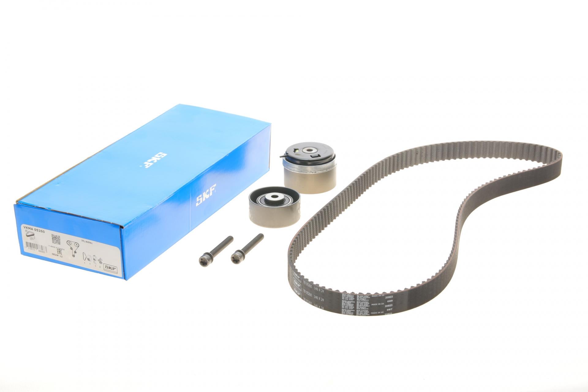 Комплект ГРМ SKF Opel Astra G/H/J/Corsa D/E/Insignia/Vectra/Zafira/Chevrolet Aveo 00- 24x146z (VKMA 05260)