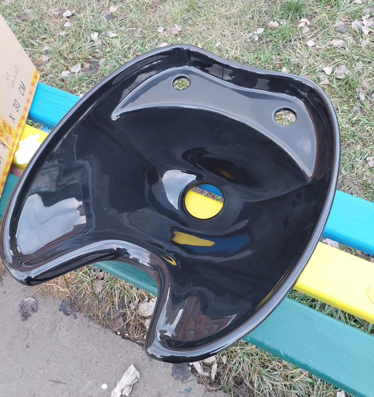 Раковина до перукарської мийки ДенІС professional СОЛО/SOLO 0356 керамічна Чорний (1453070727) - фото 6 Раковина до перукарської мийки ДенІС professional СОЛО/SOLO 0356 керамічна Чорний (1453070727) - фото 6