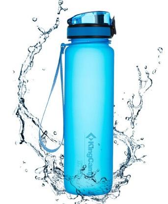 Бутылка для воды KingCamp Tritan Straw Bottle 500 мл Голубой (R247)