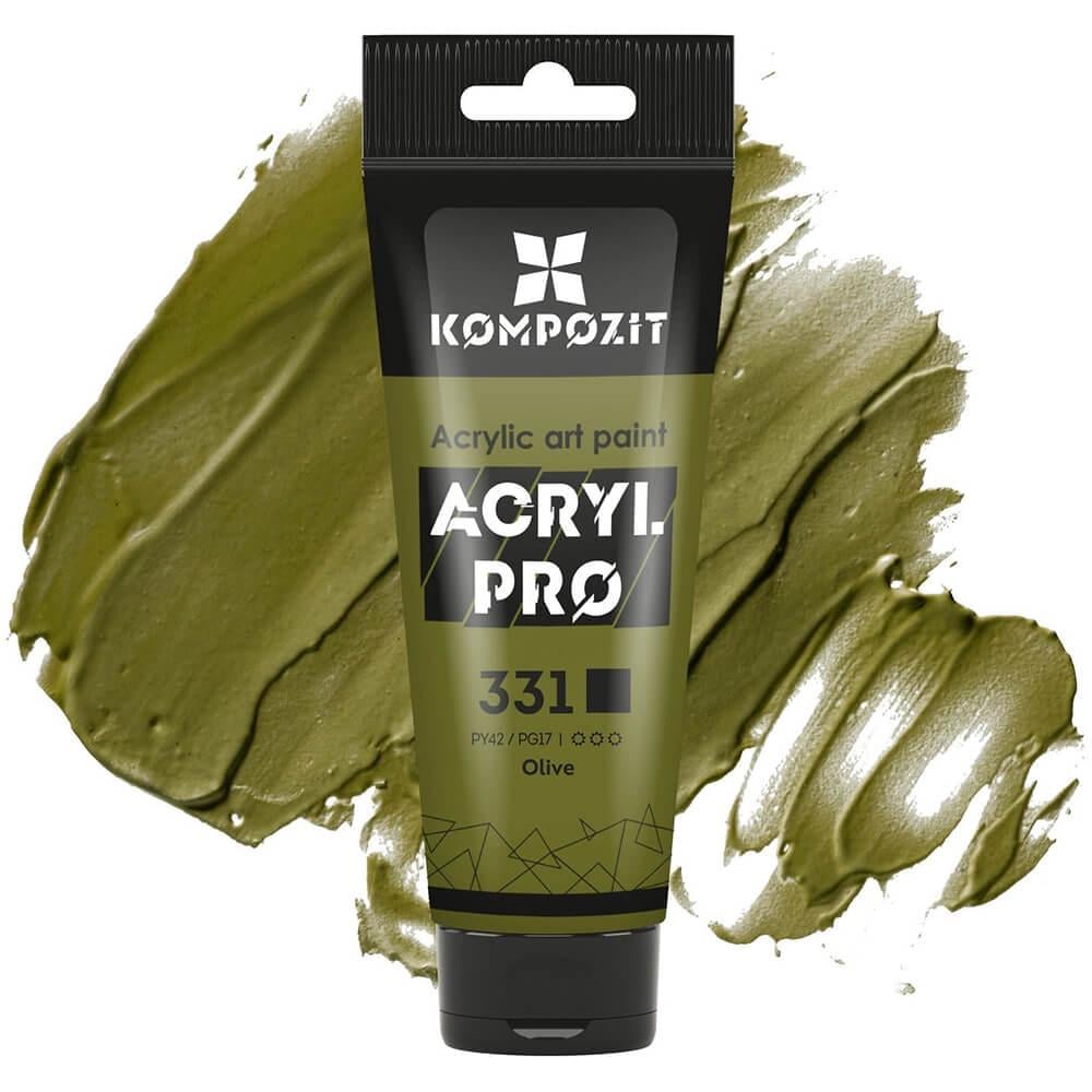 Акриловая краска ART Kompozit 331 75 мл Оливковый (59331)