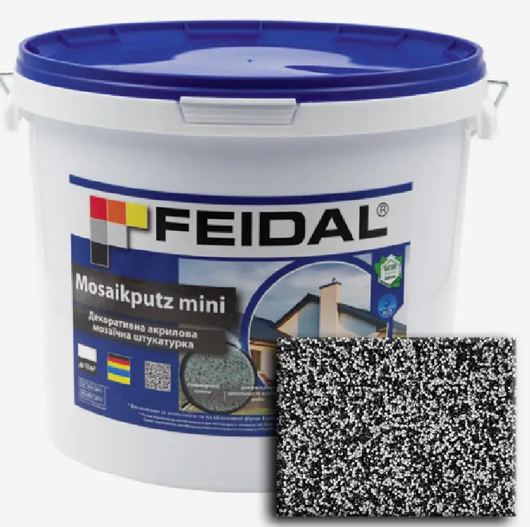 Штукатурка декоративна акрилова мозаїчна Feidal Mosaikputz mini А32 15 кг (1886455803)